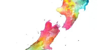 Kartta uusi-seelanti art