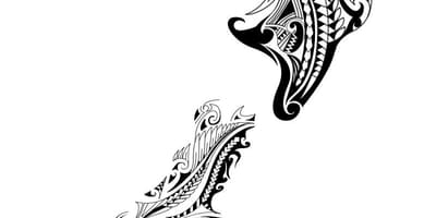 Kartta uusi-seelanti tatuointi